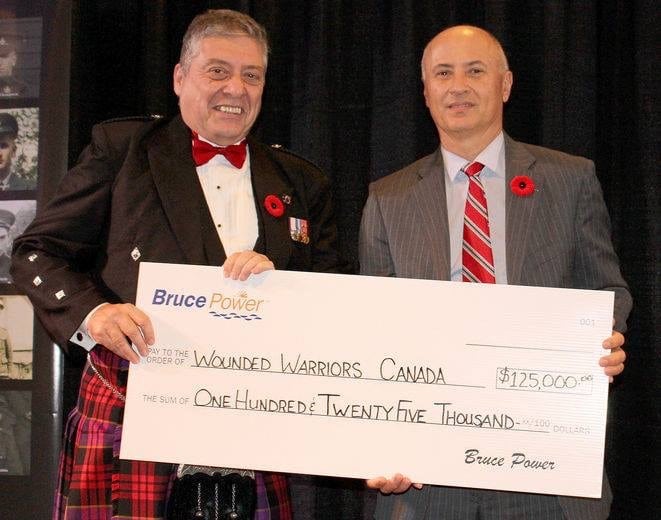 WOUNDED WARRIORS CANADA RECEIVES $125,000 AT ANNUAL GALA
