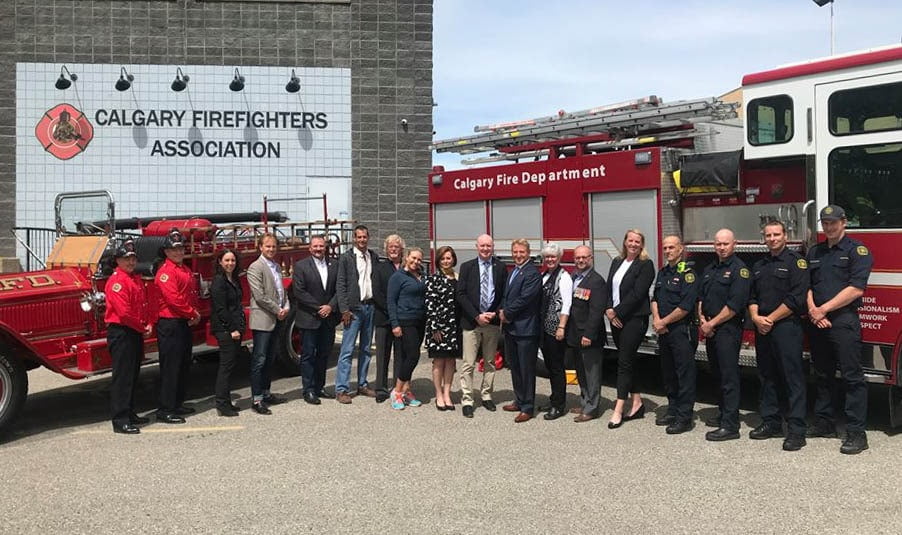 CALGARY FIREFIGHTERS ASSOCIATION PARTNERS WITH  WOUNDED WARRIORS CANADA