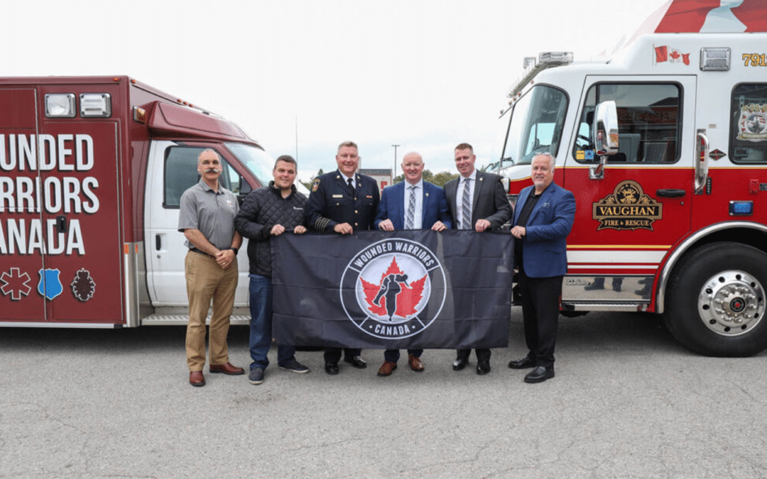 VAUGHAN FIRE AND RESCUE SERVICE FIRE RESCUE PARTNERS WITH WOUNDED WARRIORS CANADA