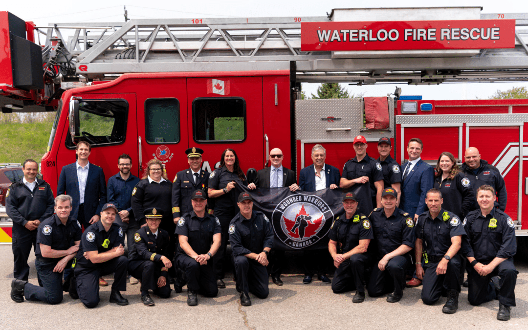 WATERLOO FIRE RESCUE PARTNERS WITH WOUNDED WARRIORS CANADA