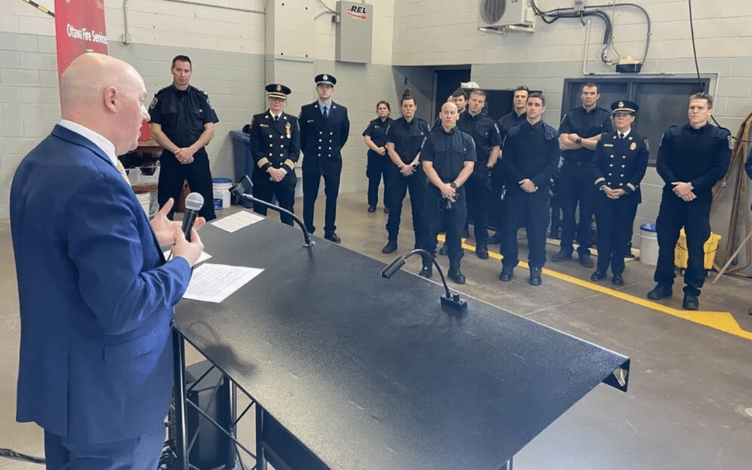 WOUNDED WARRIORS CANADA PARTNERS WITH OTTAWA FIRE SERVICES AND OTTAWA PROFESSIONAL FIREFIGHTERS ASSOCIATION
